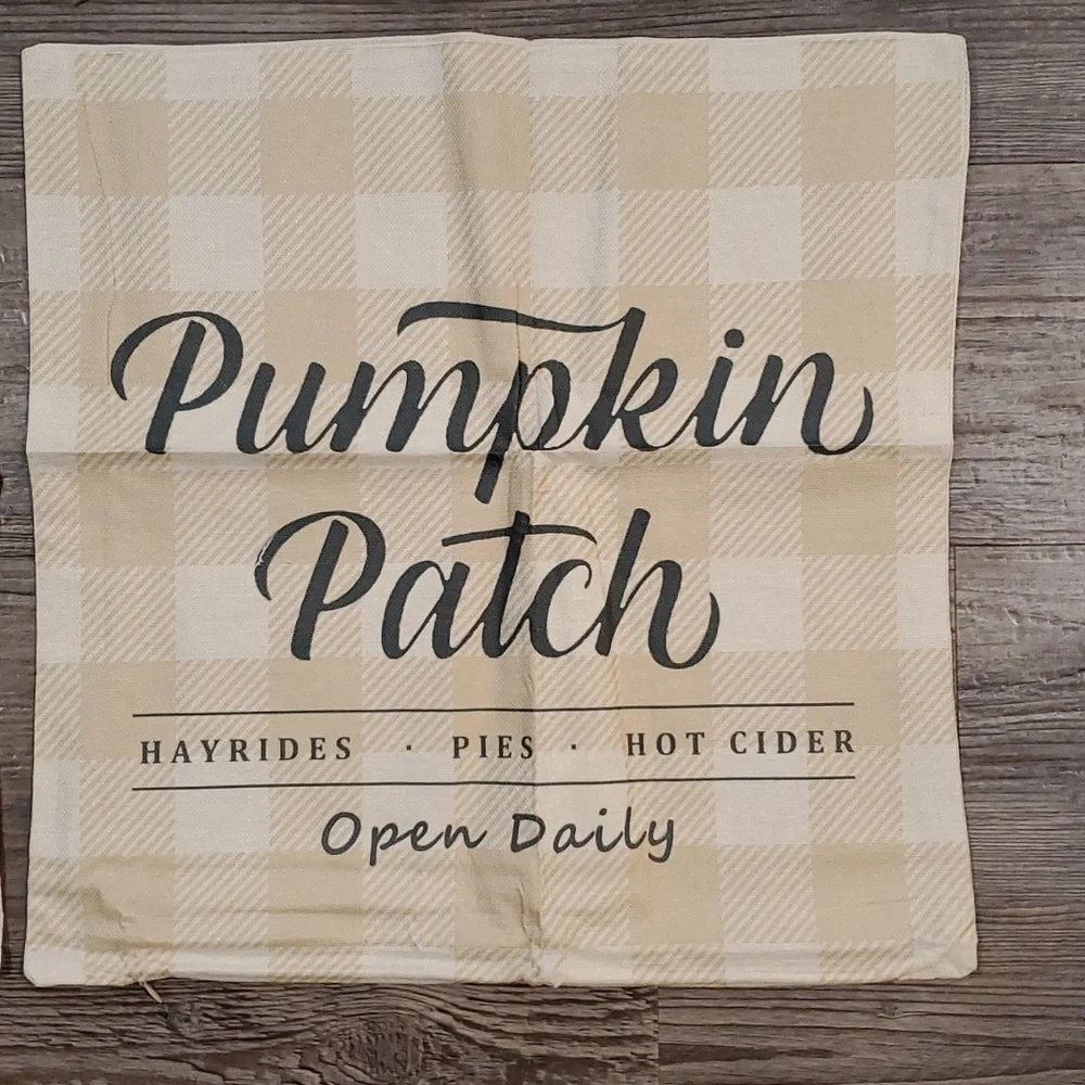 Set of 4 Fall Pillow Covers